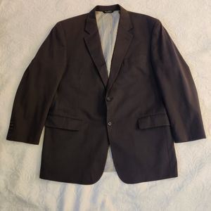 Jos. A. Bank Sport Coat Blazer Suit Jacket. Striped Gray. 44R.